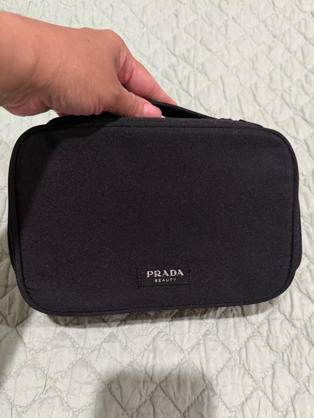 Prada Black Beauty Travel Toiletry Bag